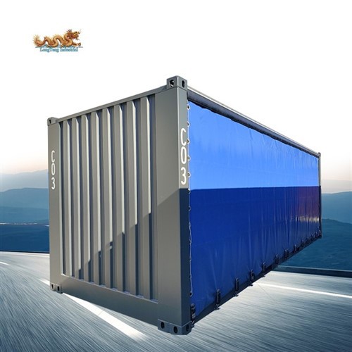 Contenitore aperto lateralmente con tenda da 26 piedi